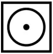Tumble dry low symbol for technical apparel